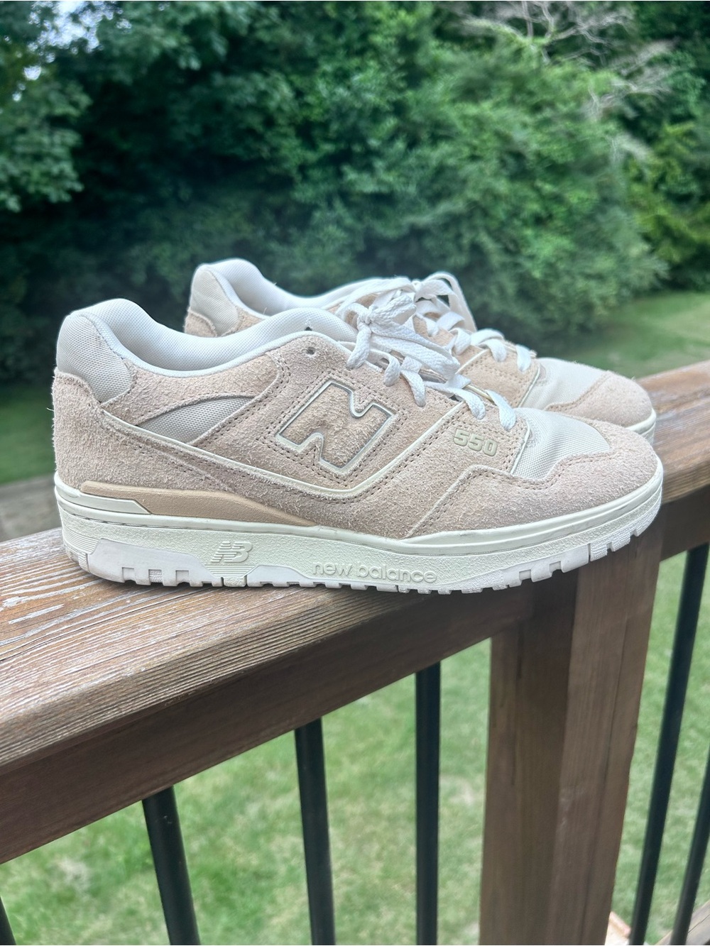 Aimé Leon Dore x New Balance 550 Suede Taupe sneakers 8.5